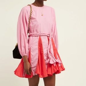 Beulah Style Pink and Orange Dress